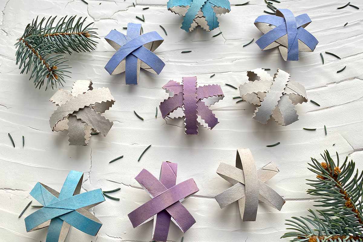 flocons de neige Noël DIY