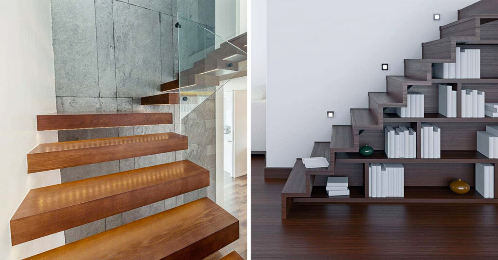 escalier en bois design original