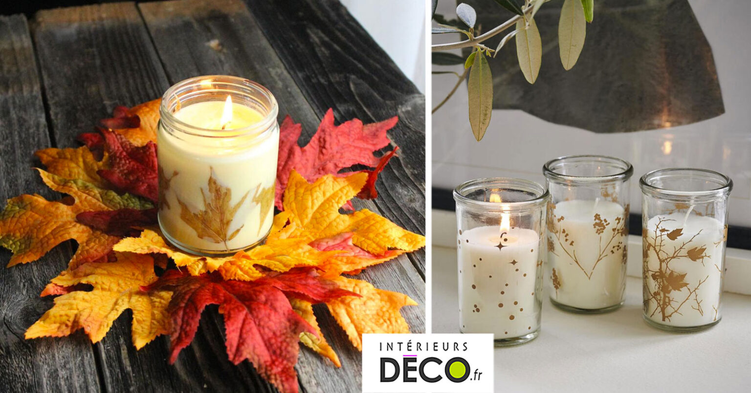 Déco bougies pour une maison accueillante en Automne