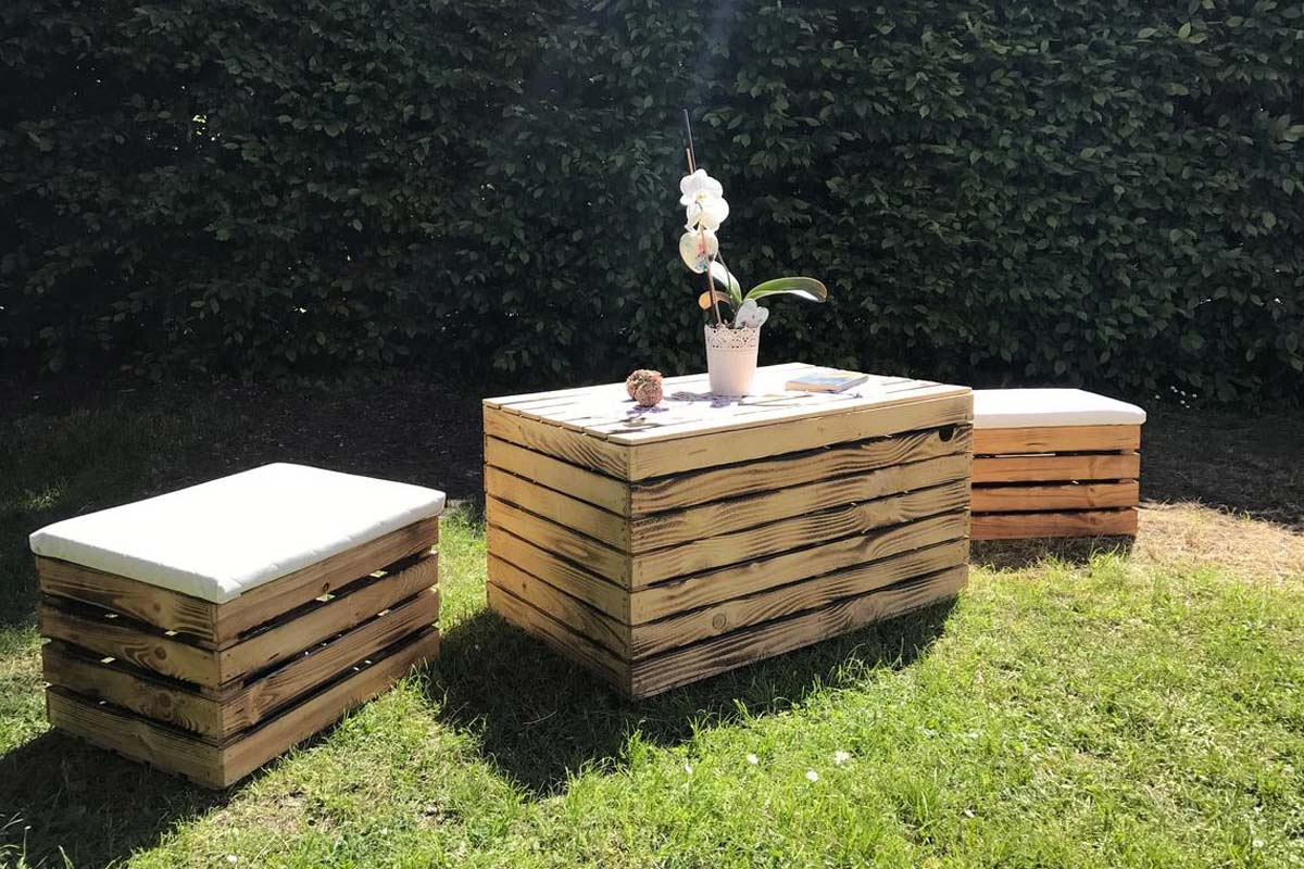 meubles DIY caisses en bois