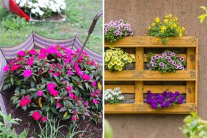 Des idées récup' pour décorer son jardin