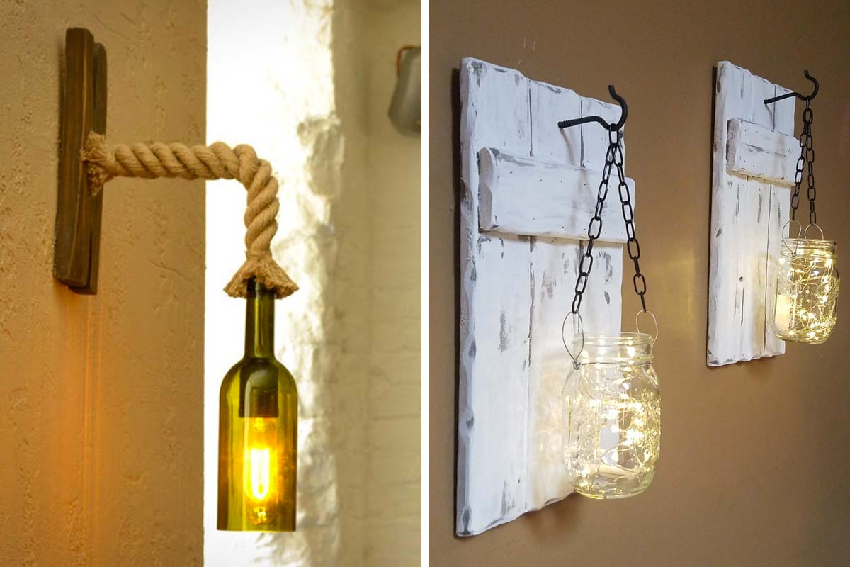 Illuminations DIY avec des objets recyclés