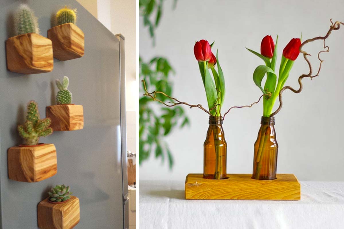 Porte plantes DIY.