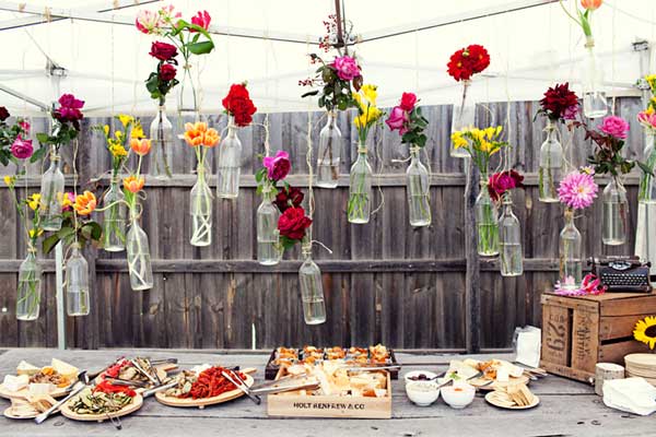 decorare con bottiglia di vino