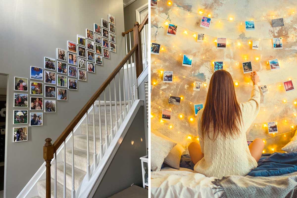 Décorer un mur avec des photos