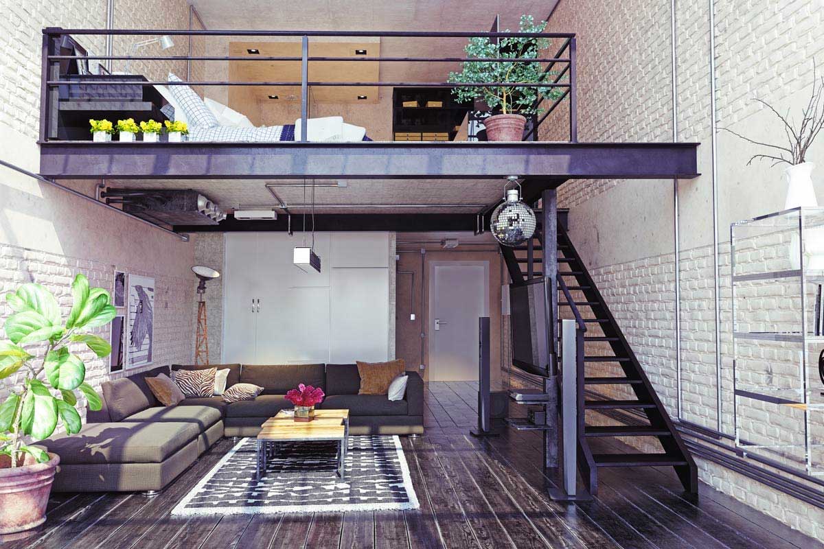 chambre a coucher avec mezzanine