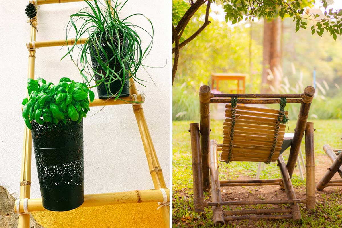 meubler votre maison et votre jardin avec du bambou