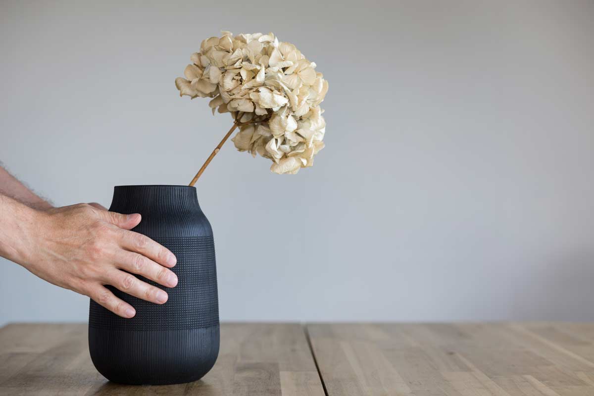 décorations d'intérieur avec feuilles séchées