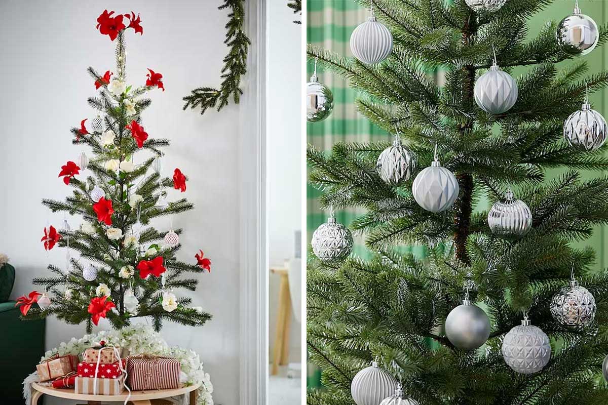 IKEA 2023 décorations Noël pour le sapin.