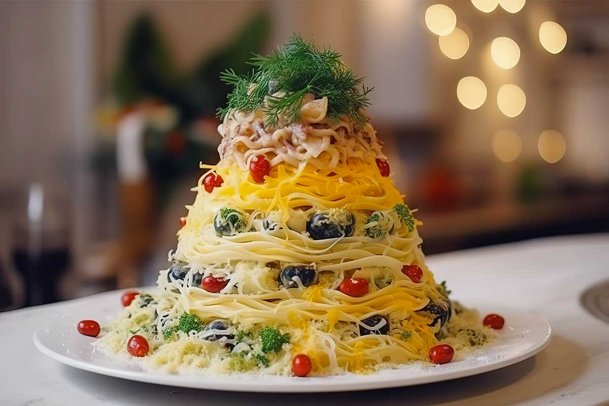 sapin de spaghetti