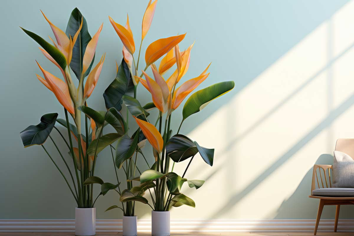 Strelitzia dans votre intérieur